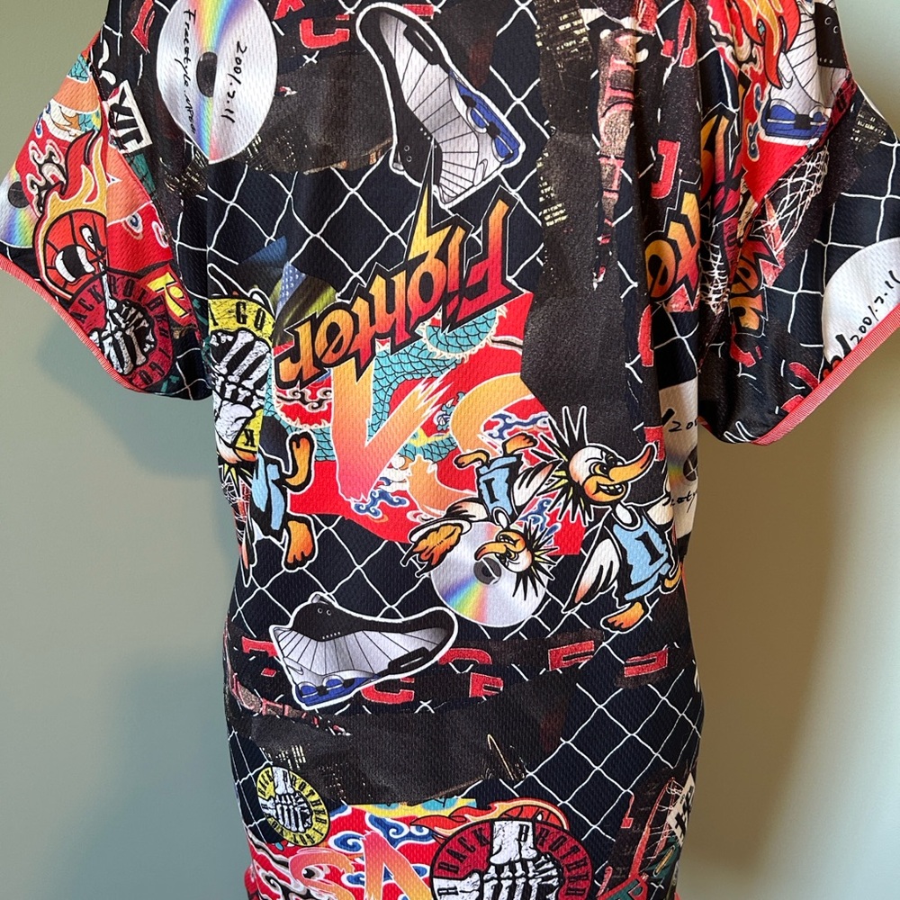 🔥 VINTAGE/RARE NIKE Sportswear Graphic Mesh Jersey Dress - Streetwear XL 🔥 - Picture 5 of 12